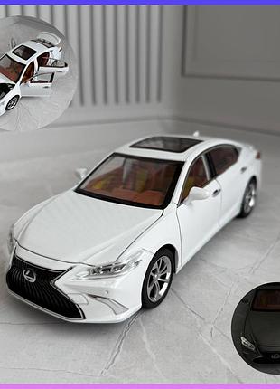 Детская машинка металлическая инерционная ap-2030 lexus es300 1:24 білий