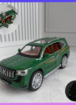 Дитяча машинка металева інерційна ap-2035 toyota land cruiser prado 1:24
