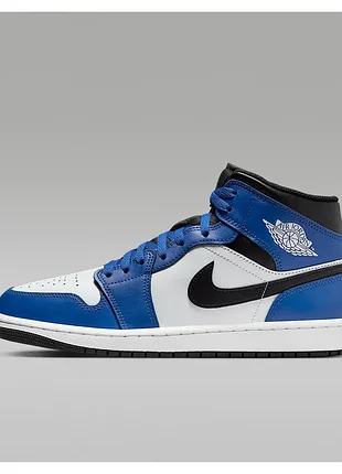 Кросівки чоловічі air jordan 1 mid blue/white (арт. dq8426-402)