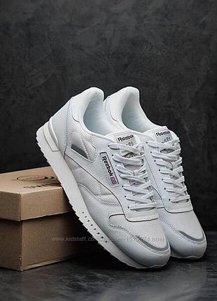 Р.41-46 кросівки reebok classic super leather white rb044