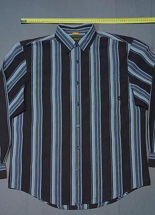 Воротник 45 см vintage timeberland size l/g рубашка в коричневую полоску regular fit 100% cotton