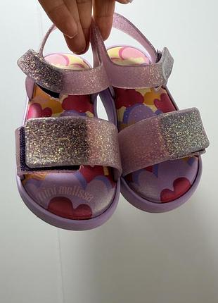 Сандалі дитячі для дівчинки melissa 3