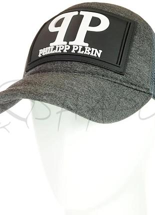 Кепка сітка philipp plein bdh18094 темно-сірий
