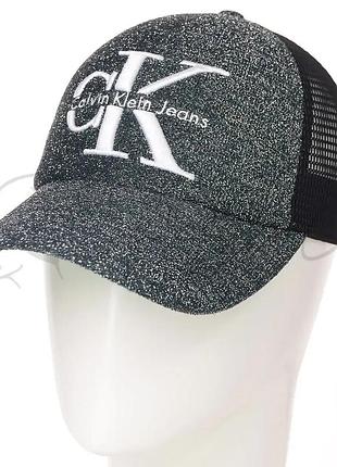 Бейсболка с сеткой calvin klein blh19539 зеленый