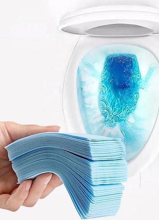 Акция!!! пастины для чистки унитаза xiaojing multi effect cleaning slice 50 штук