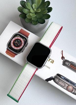 Смарт годинник фітнес браслет треккер smart watch n8 ultra пульсометром тонометром білий + подарунок