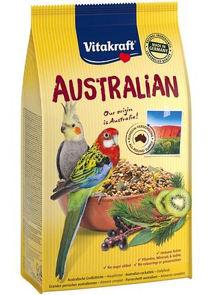 Корм viatkraft australian для средних австралийских попугаев 750 г