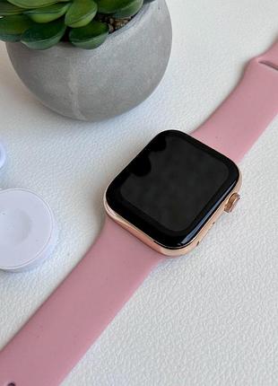 Смарт часы фитнес браслет трэккер smart watch z37 44mm температура пульсометром тонометром розовые + подарок