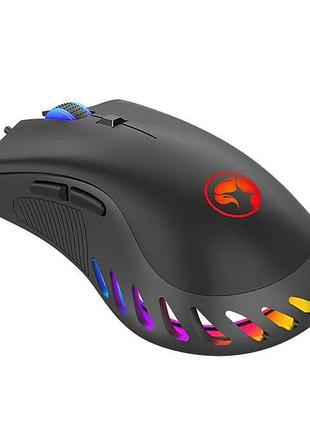 Мышь компьютерная проводная игровая marvo g985 с подсветкой black