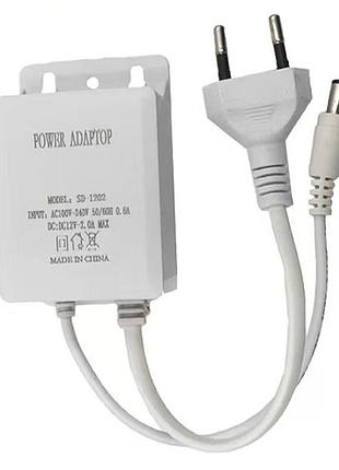 Адаптер блок живлення з ac 220 на dc 12 вольтів