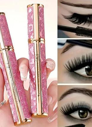Туш для вій водостійка 4d thick cumling mascara. чорний.