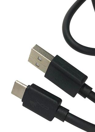 Кабель usb type-c 4you original quality (2.4a, чорний)