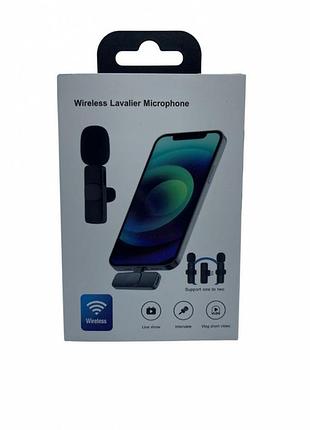 Микрофоны bluetooth bhd для iphone с шумоподавлением, 20м. микрофон блоггера