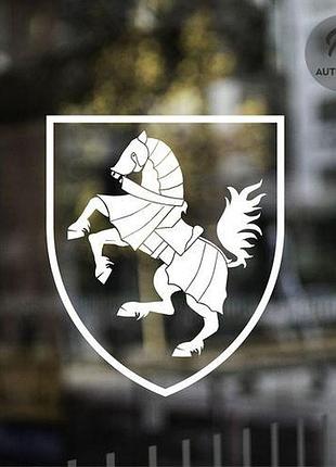 Наклейка на авто oracal 1 отбр зсу 40х34 см, білий