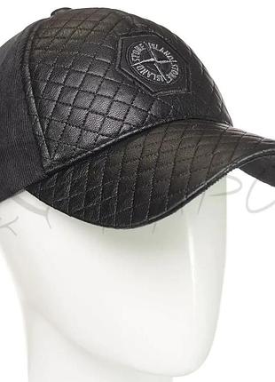 Бейсболка вельвет/стьоганка stone island bvh20758 черный