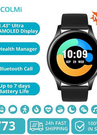 Смарт часы watch colmi v73 умные часы фитнес браслет фитнес трекер