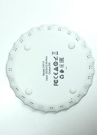 Бездротовий зарядний пристрій hoco cw13 white