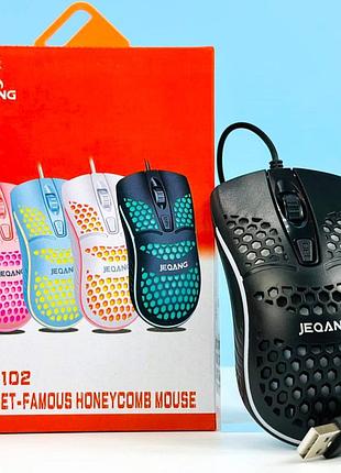Компьютерная мышка проводная usb jeqang jm-102 4d