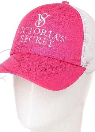 Бейсболка с сеткой victoria secret bfh19530 малиновый