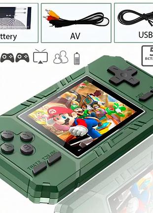 Игровая консоль приставка с дополнительным джойстиком dendy sega s8 520 в 1 зелёная
