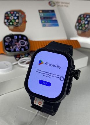Android super amoled смарт часы на симку ultra s10 (cd12) smart watch (4г сим карта / 4g sim card)