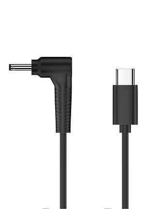 Кабель-адаптер usb type-c на dc3011 (dc 3.0x1.1mm) з тригером pd 12v/3а 65вт