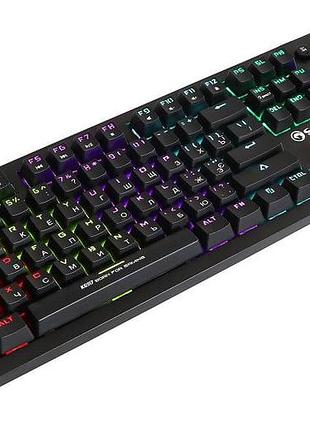 Клавіатура провідна механічна ігрова marvo kg917 usb з підсвічуванням black