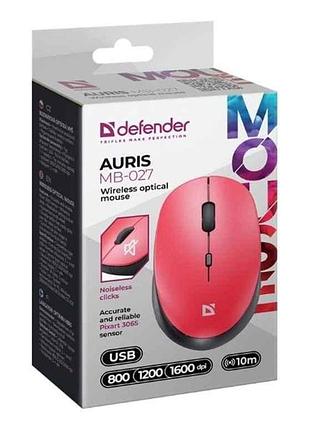 Мишка бездротова компютерна auris mb-027 тм defender