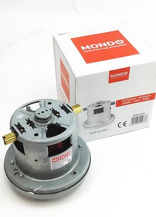 Двигатель для пылесоса mondo мощностью 2000w, мотор с высотой 125.5 мм и диаметром 134 мм, питание 230 в