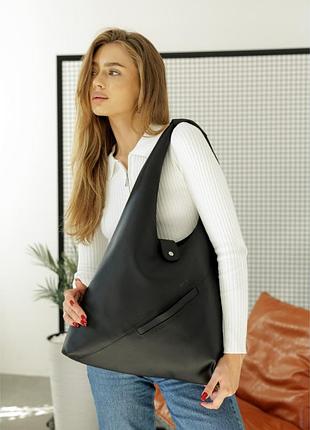 Женская сумка sambag hobo m черная