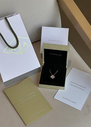 👑 van cleef & arpels pendant vintage alhambra onyx k18 yellow gold 46 cm
