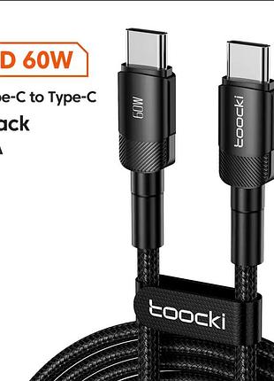 Дата кабель 60w toocki 2m type-c