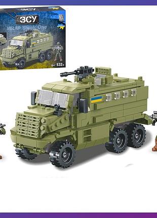 Детский конструктор limo toy kb 1131 военная техника mrap shrek one зсу 532 детали