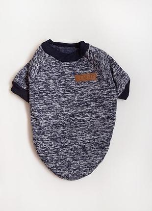 Джемпер для котов и кошек pet style "classic" серый 2 xl
