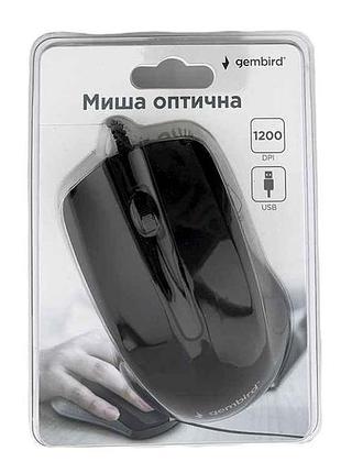 Мышка проводная компьютерная mus-101 тм gembird