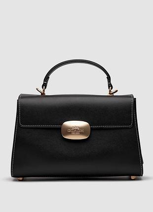 💎 coach eliza top handle in signature canvas black