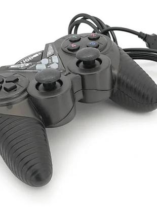 Джойстик игровой pc ведущий для компьютера usb 908 черный