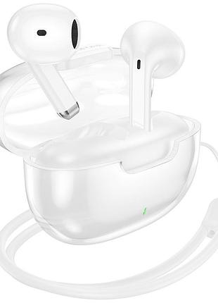 Беспроводные блютус наушники с микрофоном borofone bw46 белый