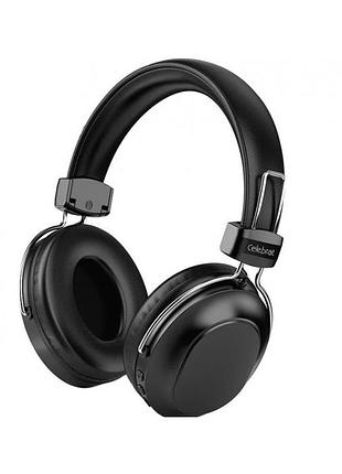 Беспроводные наушники bluetooth mdr celebrat a36 накладные наушники блютуз чёрные