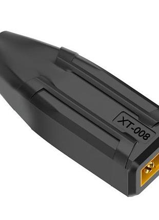 Адаптер живлення xt60 male на dc5525 female з протоколом sc100 для швидкого заряджання xt-008