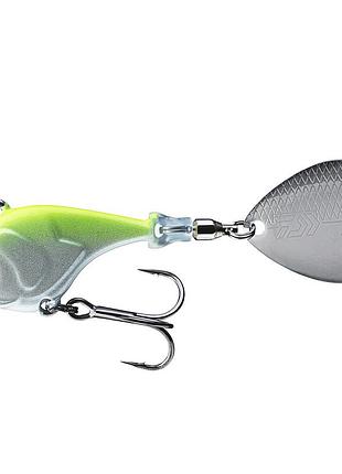 Тейл-спіннер daiwa prorex zn jig spinner 21g #chartreuse sniper