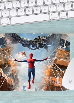 Коврик для мыши человек паук spiderman маленький 0010 (180х220х3мм)