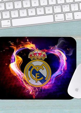 Коврик для мыши фк реал мадрид fc real madrid средний 005 (290х250х3мм)