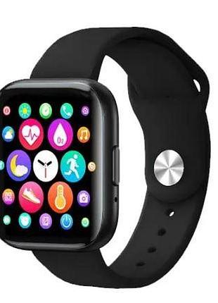 Смарт-часы smartwatch t99s черные (два сменных браслета) звонки, пульс, давление, кислород