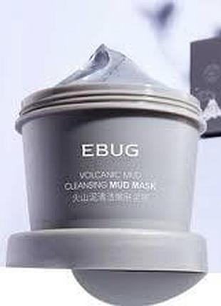 Уцінка!!! грязьова маска ebug з вулканічним попілом mud mask 100г