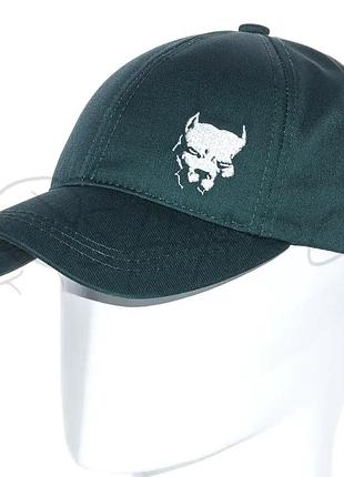 Бейсболка мужская из тонкого хлопка кепка с регулятором pitbull bdh20657 зеленый