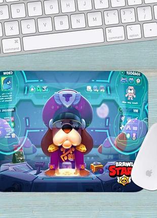 Коврик для мыши бравл старс brawl stars средний 006 (290х250х3мм)
