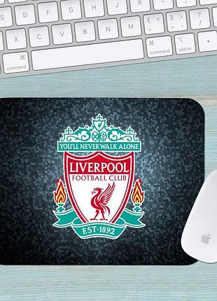 Коврик для мыши фк ливерпуль fc liverpool большой 0018 (400х300х3мм)