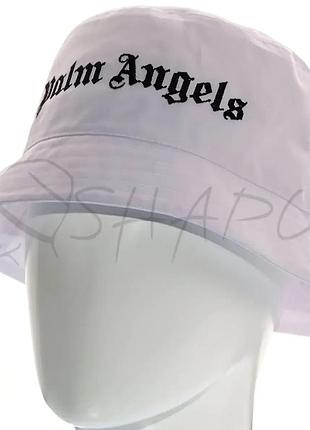 Панама брендовая летняя из хлопка панамка котоновая универсальная palm angels pkh20912 белый