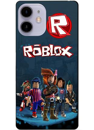 Силиконовый чехол бампер для iphone 11 с рисунком roblox роблокс